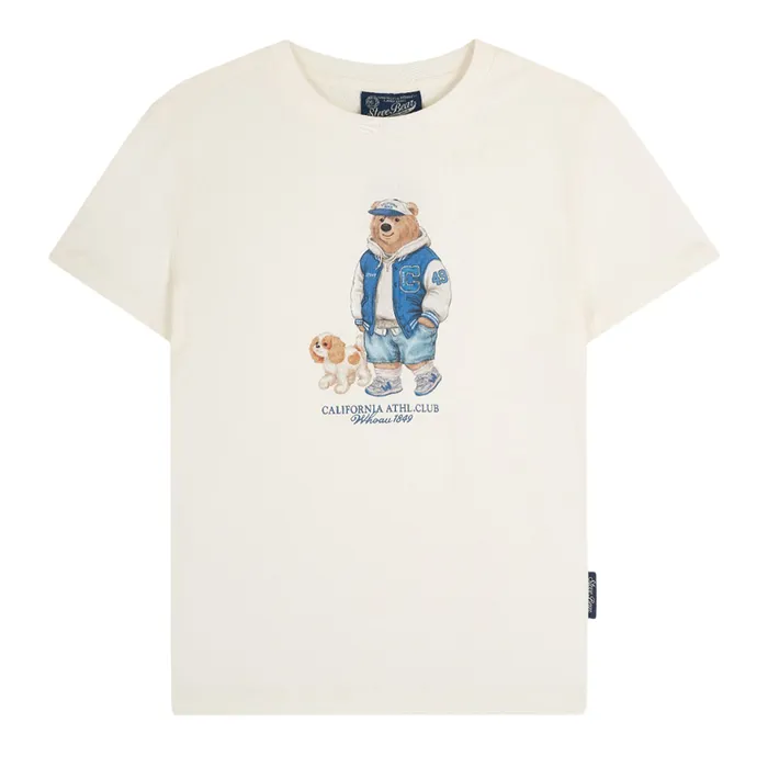 Áo Phông WHOAU Steve Photo WHRPG2421F Tshirt Màu Kem