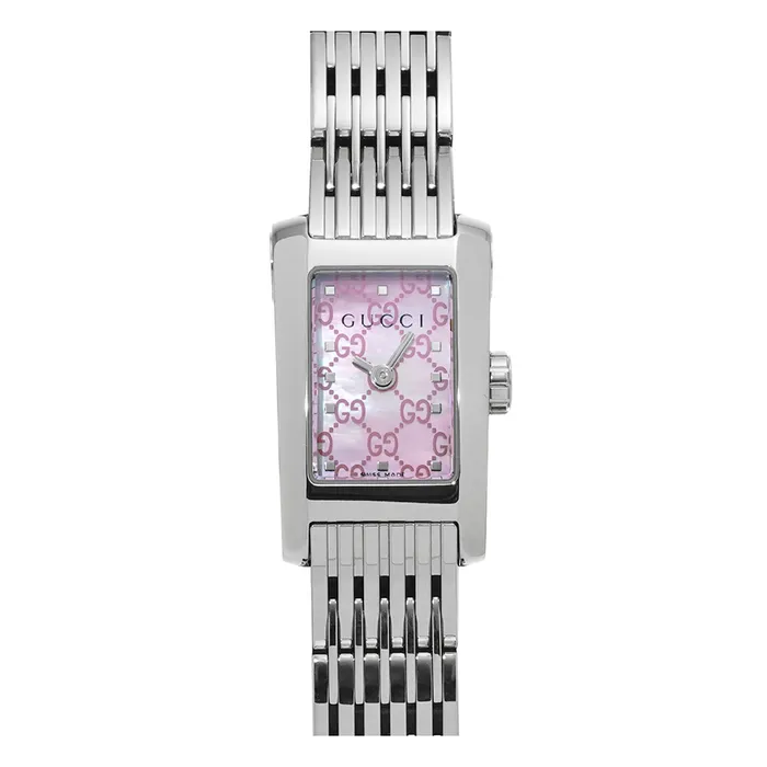 Đồng Hồ Nữ Gucci G Metro Parallel Time Pieces Shell YA086512 Màu Bạc