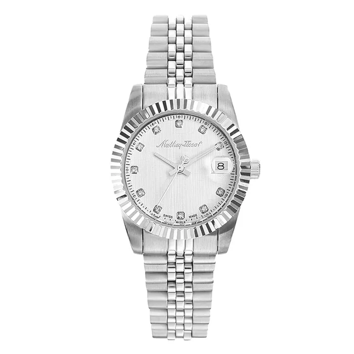 Đồng Hồ Nữ Mathey Tissot Mathy III Quartz Watch D810AI Màu Bạc