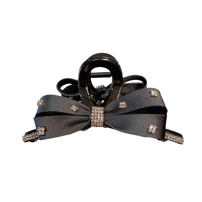 Kẹp Tóc Nữ Meri Charming Fabric HC219 Màu Đen