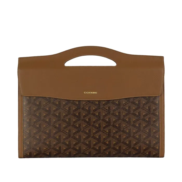 Túi Xách Tay Đựng Laptop Giovanni GBD0044-1HB Màu Nâu