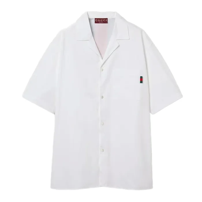 Áo Sơ Mi Nam Gucci Stripe Shirt 794907 Z7AHA 9000 Màu Trắng Size 46