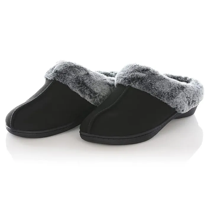 Dép Sục Nữ Powerstep Black Clog Slippers Màu Đen Size 38
