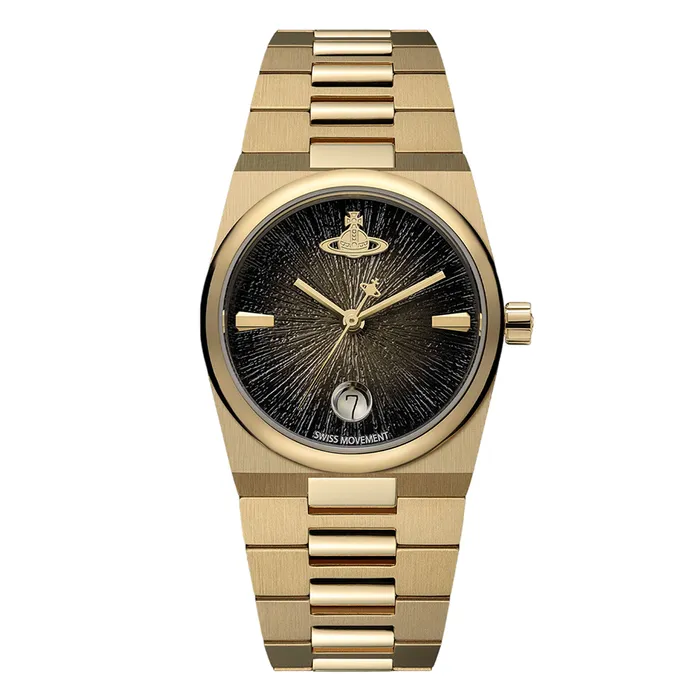 Đồng Hồ Nam Vivienne Westwood Hoxton Watch Màu Vàng Gold