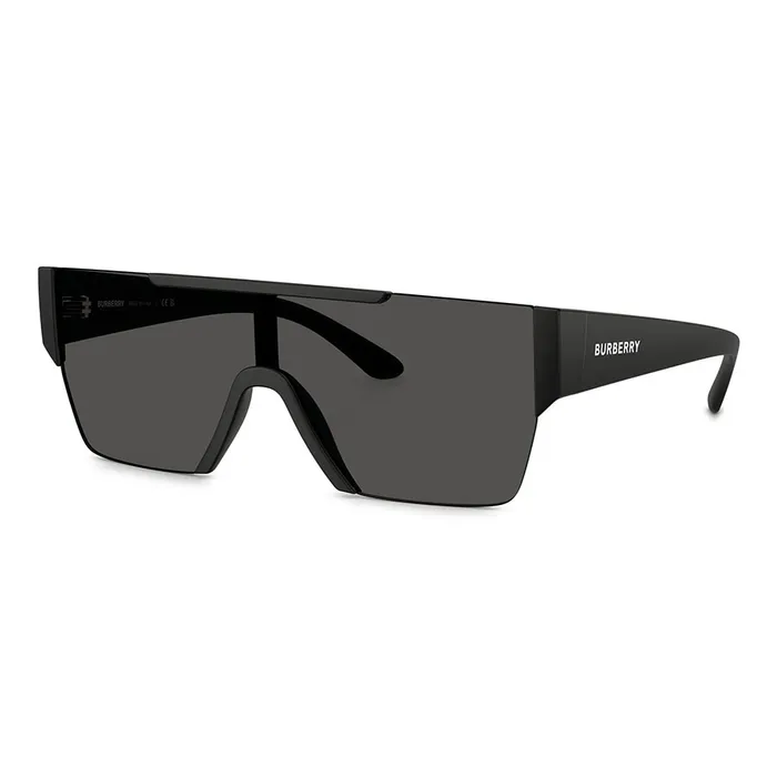 Kính Mát Unisex Burberry Eyewear Oversized Sunglasses Màu Xám Đen