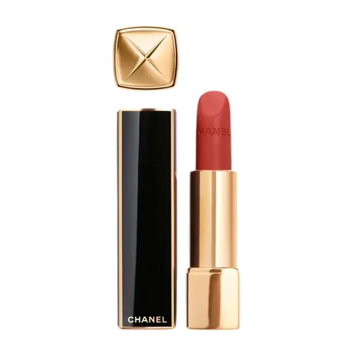 Son Chanel Rouge Allure Velvet Limited Edittion Matte Lipstick With Radiant 487 See You At 5 Màu Đỏ Cam