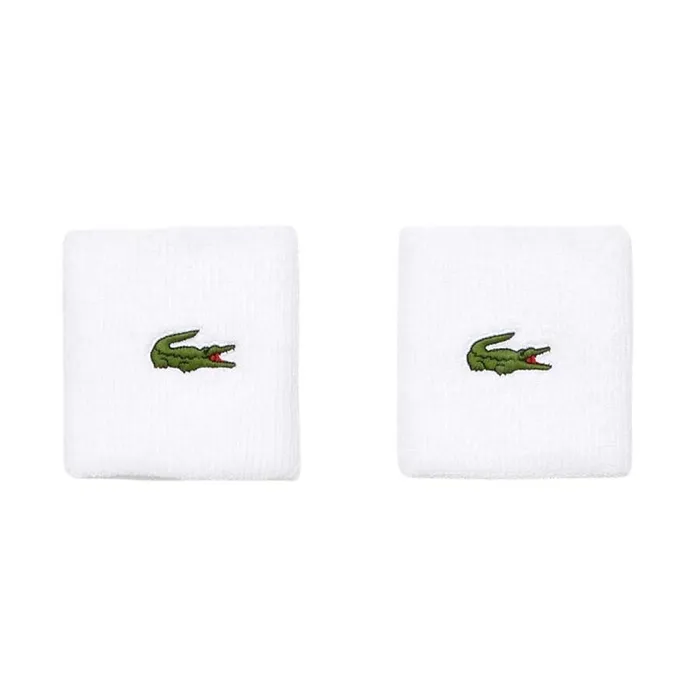 Băng Đeo Cổ Tay Lacoste Sport Stretch Cotton Jersey Wristband RL9272-001 Màu Trắng
