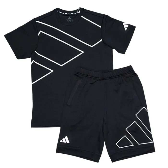 Bộ Thể Thao Nam Adidas Black Màu Đen Size M (Form Á)