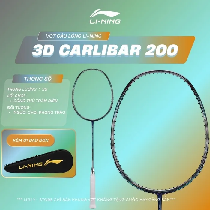 Vợt cầu lông chính hãng Li-Ning 3D Calibar 200 P-AYPM394-4