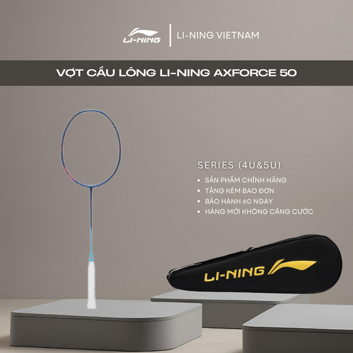 Vợt cầu lông Li-Ning AXFORCE 50 (Trọng lượng 4U&5U) AYPT285 P-AYPT285-4