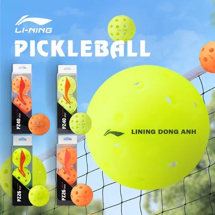 Hộp bóng Pickleball chính hãng Li-Ning ( loại 26 lỗ và 40 lỗ ) (Hộp 3 quả) P-ACPV003-7