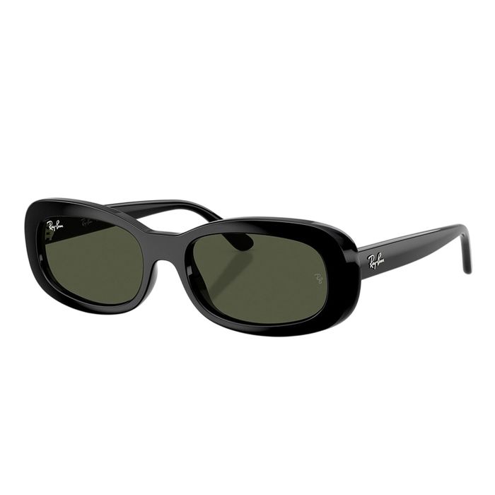 Kính Mát Unisex RayBan 0RB2221F 901/31 Black Green Sunglasses Màu Xanh Đen