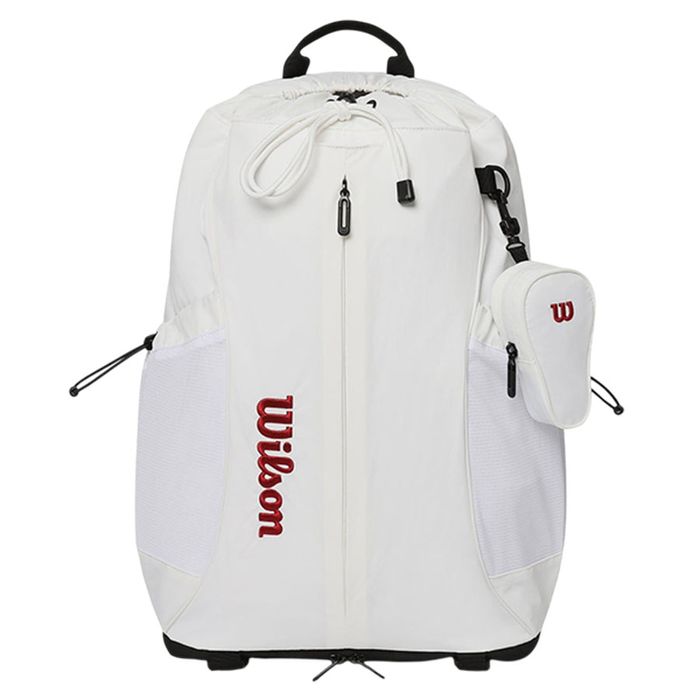 Balo Tennis/Pickleball Wilson Drawstring Backpack V2 Màu Trắng