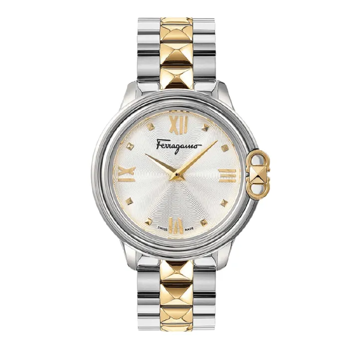 Đồng Hồ Nữ Salvatore Ferragamo Studmania SFMJ00422 Màu Bạc