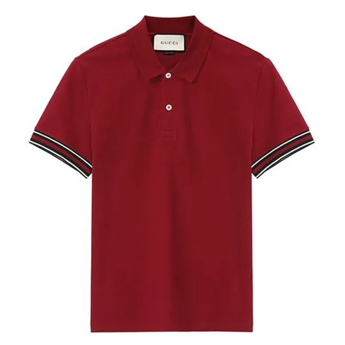 Áo Polo Nam Gucci Shirts Men Red Slim Fit 408403-X7335-6239 Màu Đỏ Size S
