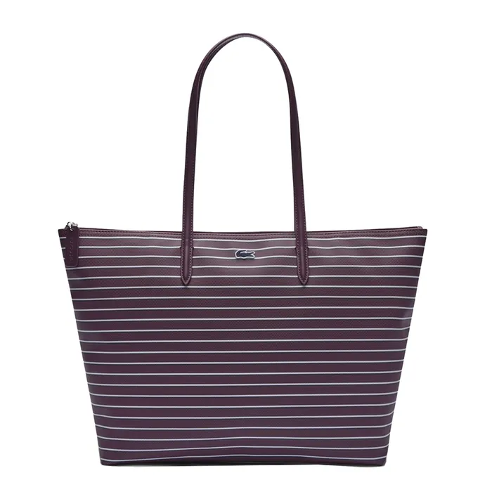 Túi Tote Nữ Lacoste Large Striped L.12.12 Concept NF5132SJ R48 Màu Tím