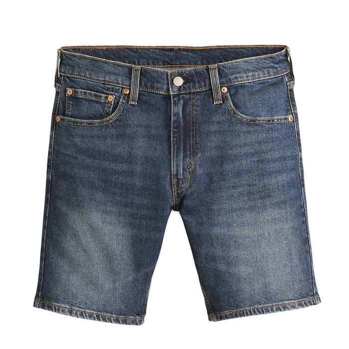 Quần Short Jean Nam Levi's Slim Fit 393870 - 137 Màu Xanh Tối Size 36
