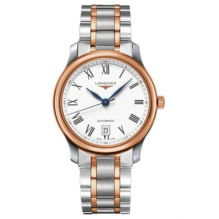 Đồng Hồ Nam Longines Master Collection L2.628.5.19.7 (L26285197) Màu Bạc/ Vàng Hồng