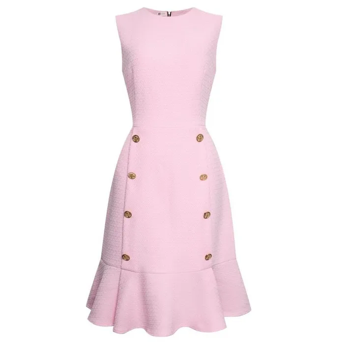 Váy Xòe Nữ F2 Fashion & Freedom Women's Light Pink Dress D827-HN-XXL-0824 Màu Hồng Nhạt Size XXL