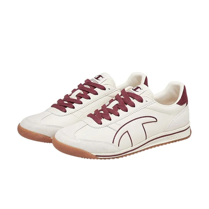 Giày Thể Thao Nữ Champion Legend 70'S Runner EC Beige Red U5CFCRW62L3 Màu Be/Đỏ Size 37