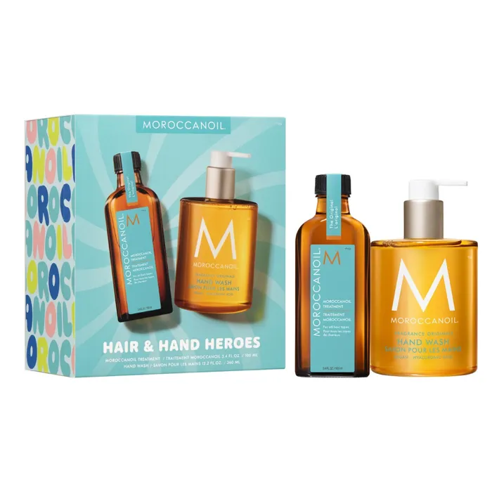Set Tinh Dầu Dưỡng Tóc + Gel Rửa Tay Moroccanoil Signature Scent Hair & Hand Care Set (100ml + 360ml)