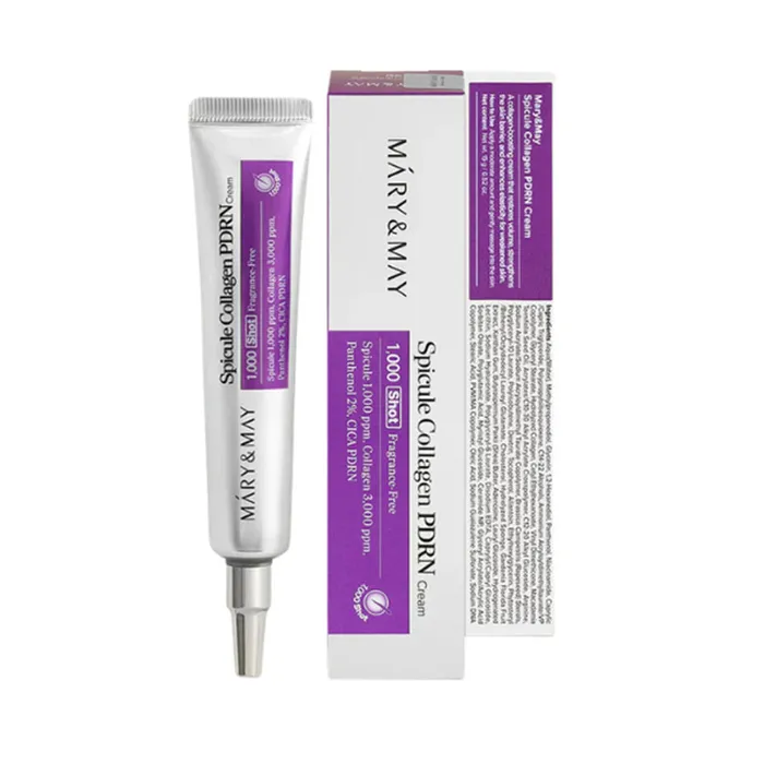 Kem Dưỡng Vi Kim Mary & May 1000 Shot Spicule Collagen PDRN Cream 15g
