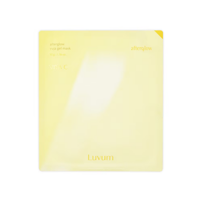 Mặt Nạ Thạch Hỗ Trợ Dưỡng Trắng Da Luvum Afterglow Yuja Gel Mask (Hộp 5 Miếng)