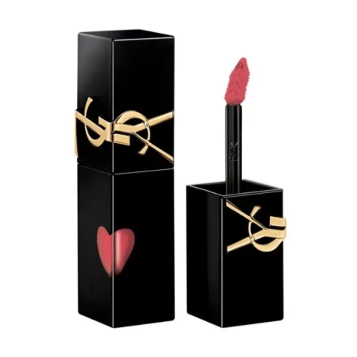 Son Kem Yves Saint Laurent YSL The Inks Vinyl Cream 445 Ring Me Pink Lipstick Màu Hồng Đào