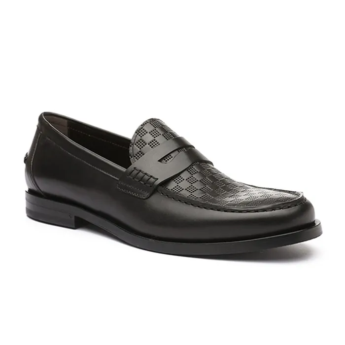 Giày Lười Nam Germano Bellesi 229 Màu Đen Size 40