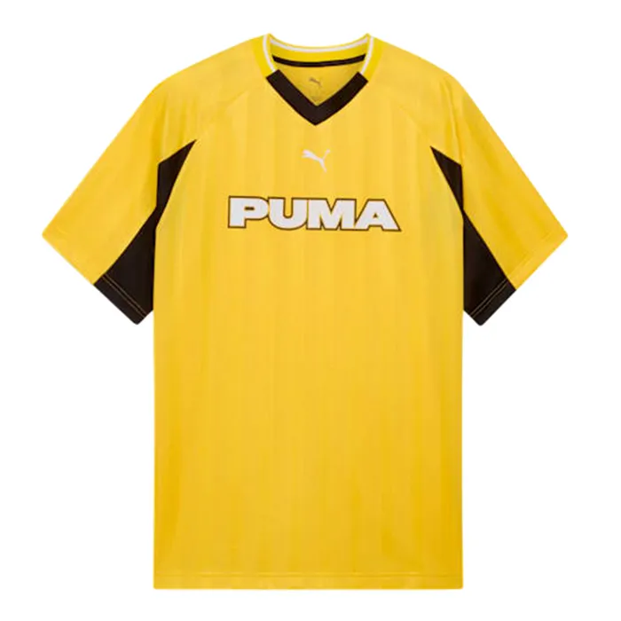 Áo Thun Nam Puma Sport Heritage Men's Football Jersey 634322 26 Màu Vàng Đen Size S