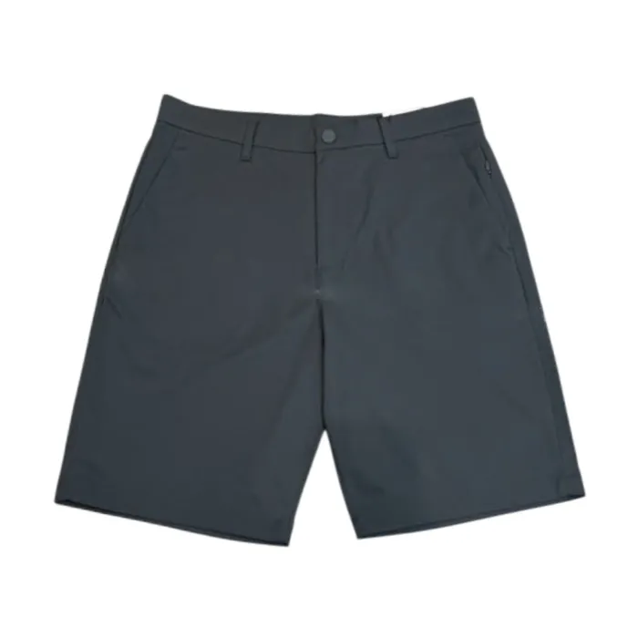 Quần Short Nam Calvin Klein CK 9 Inch Stretch Tech Short Asphalt 40QM613 023 Màu Xám Chì Size 29
