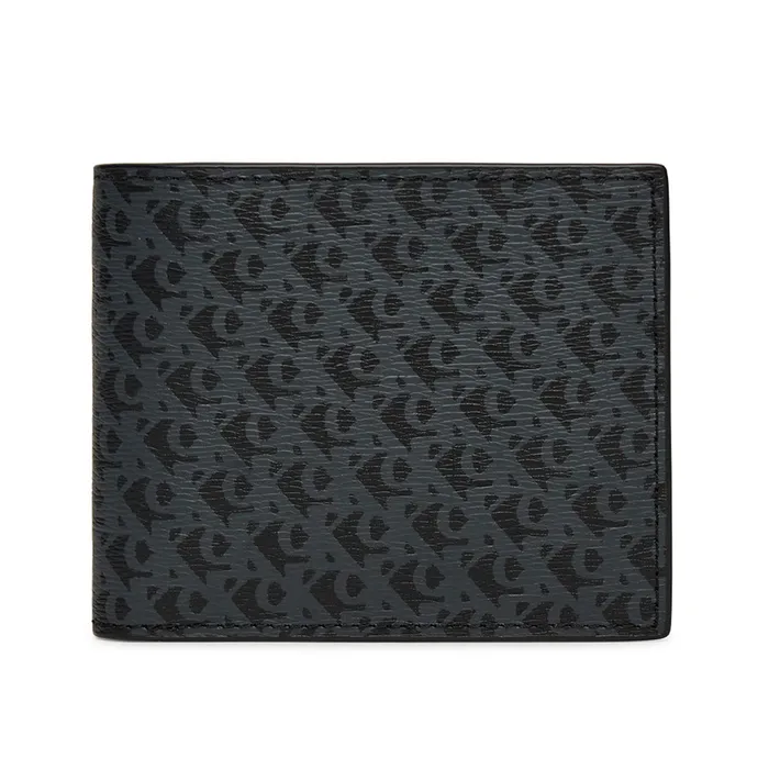 Ví Nam Calvin Klein CK Wallet LV04G1066G_UB1 Màu Đen Họa Tiết