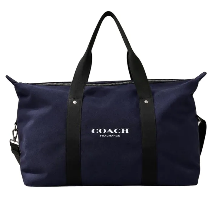 Túi Xách Tay Nam Coach Black Weekender Travel Gym Duffle Bag Màu Xanh Navy