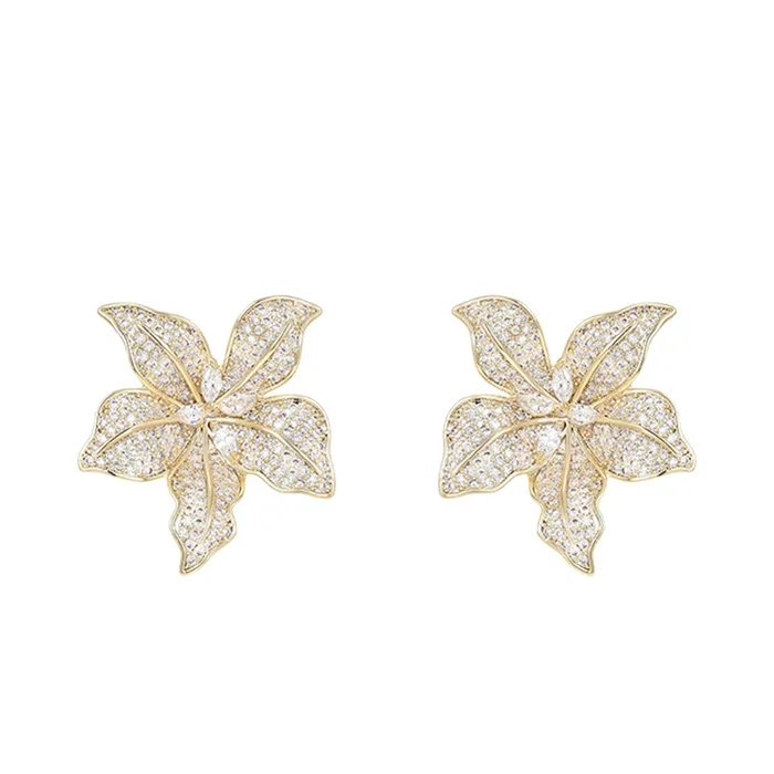 Khuyên Tai Nữ Kya Jewel Sunlit Blossom KE20 Màu Vàng/Trắng