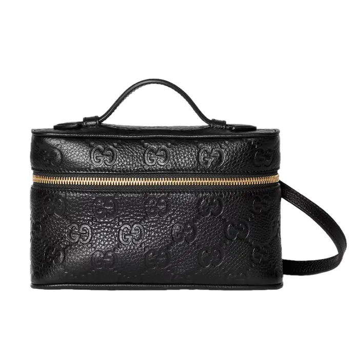 Túi Đeo Chéo Nữ Gucci GG Emblem Small Bag 815949 AAEEM 1000 Màu Đen