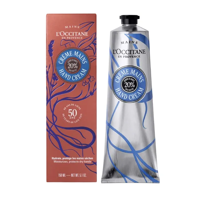 Kem Dưỡng Da Tay Bơ Đậu Mỡ L'Occitane Shea 20% Hand Cream 150ml (Limited 50 Năm)