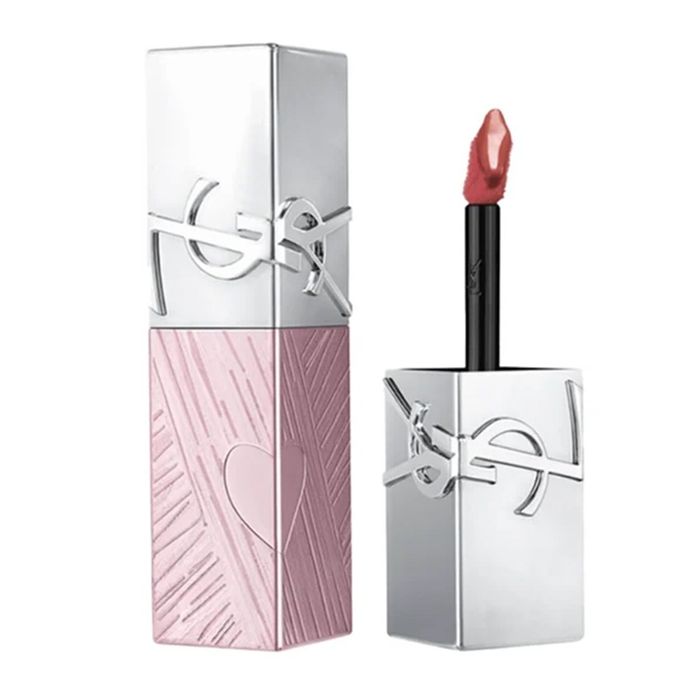 Son Kem YSL The Inks Vinyl Cream Limited 610 Nude Champion Màu Cam Đất Nude