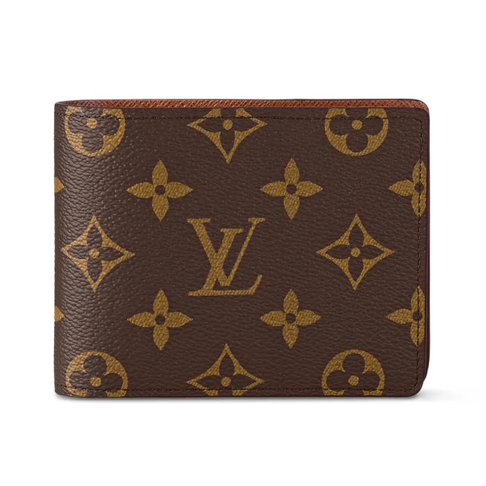 Ví Nam Louis Vuitton LV Multiple Wallet M60895 Màu Nâu Họa Tiết