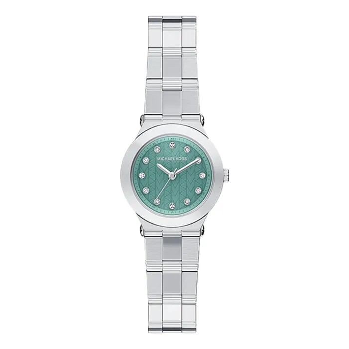 Đồng Hồ Nữ Michael Kors MK7569 Petite Billie Silver-Tone Watch Màu Bạc Xanh