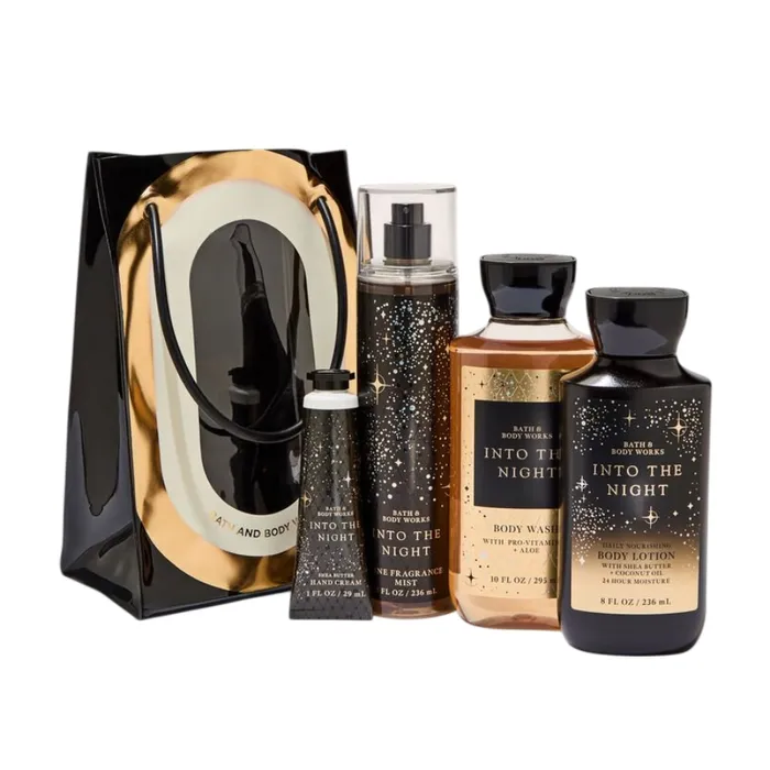 Bộ Sản Phẩm Chăm Sóc Da Bath & Body Works Into The Night Gift Set Kèm Túi
