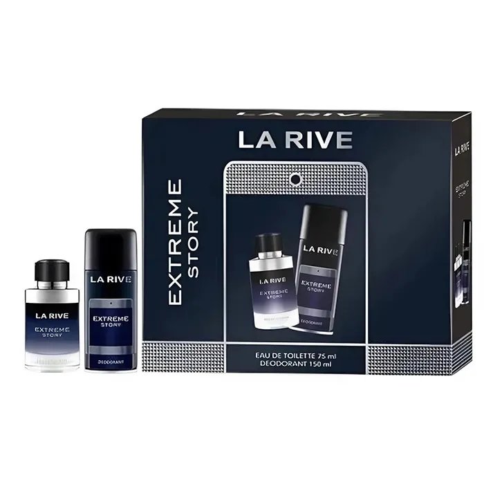 Set Nước Hoa Nam La Rive Extreme Story Eau De Parfum 2 Món