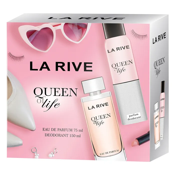 Set Nước Hoa Nữ La Rive Queen Of Life Eau De Parfum 2 Món