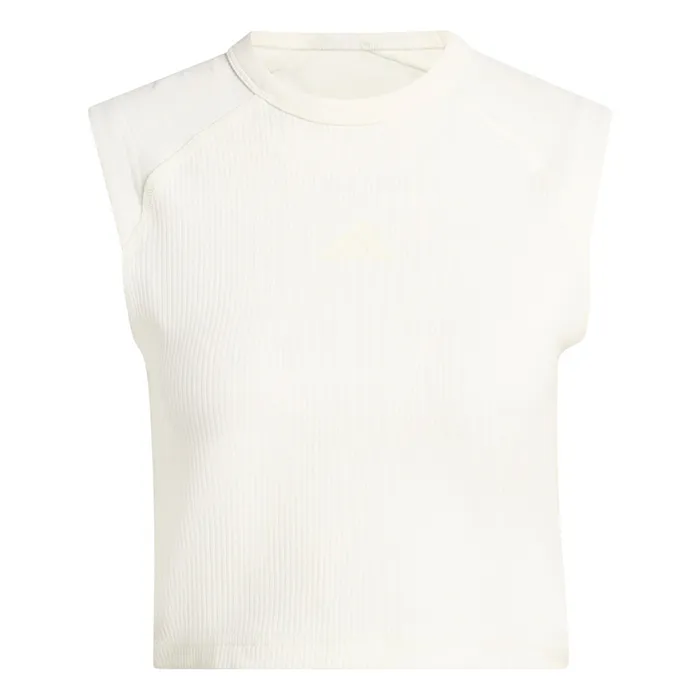 Áo Ba Lỗ Nữ Adidas Ribbed Tank Top KA6970 Màu Trắng Size S